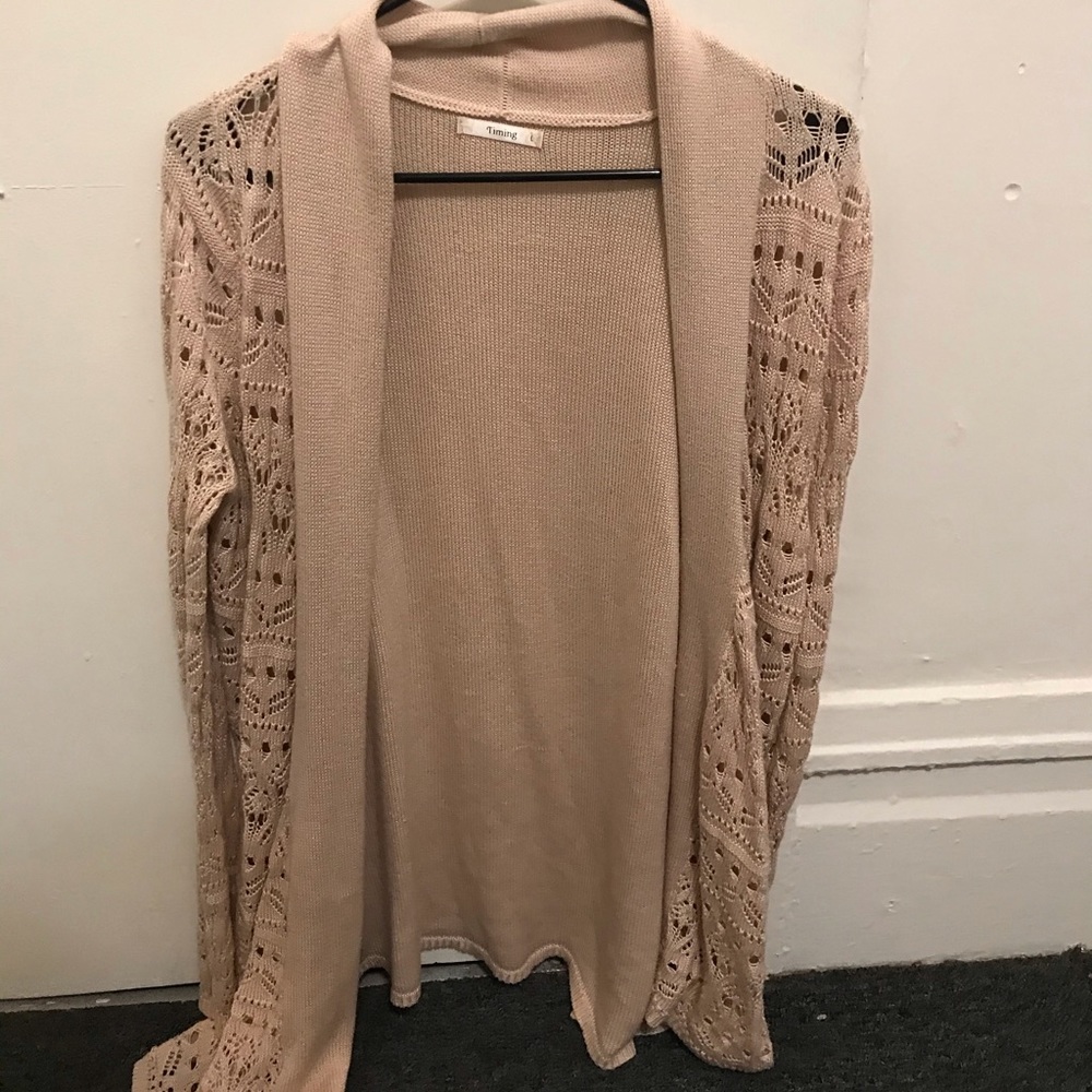 Blush cardigan